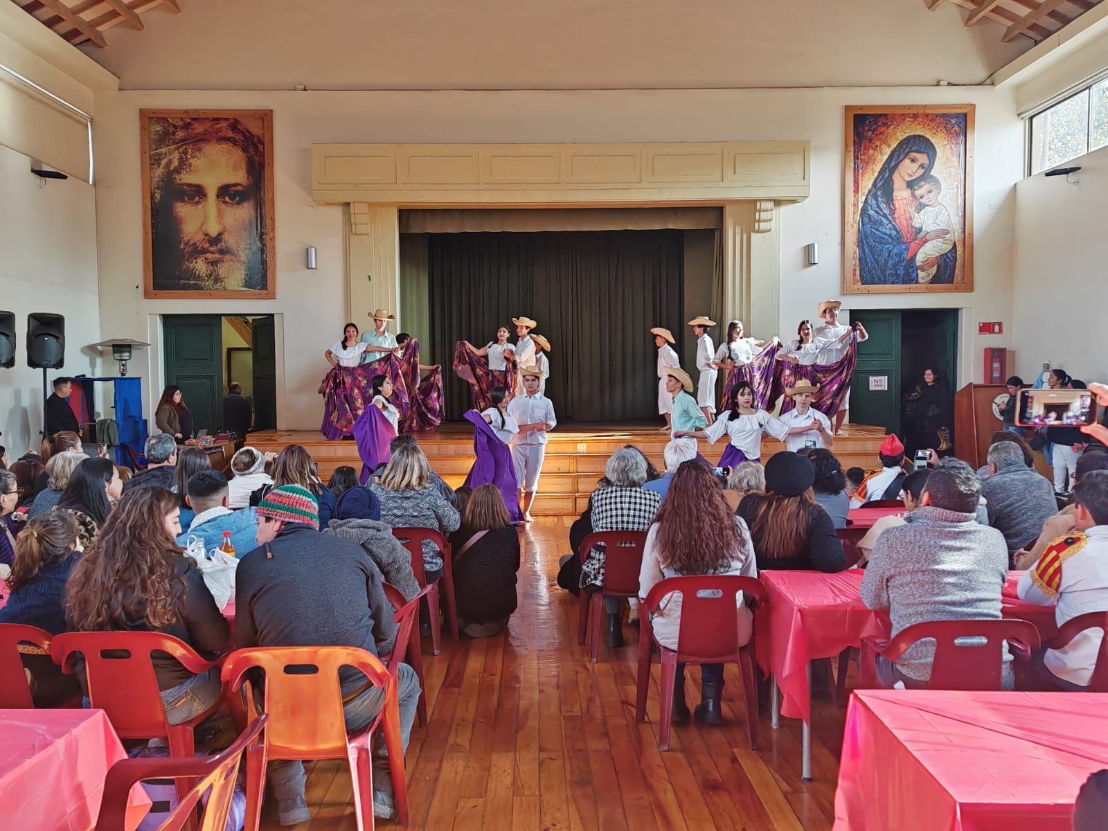 Almorzando en familia